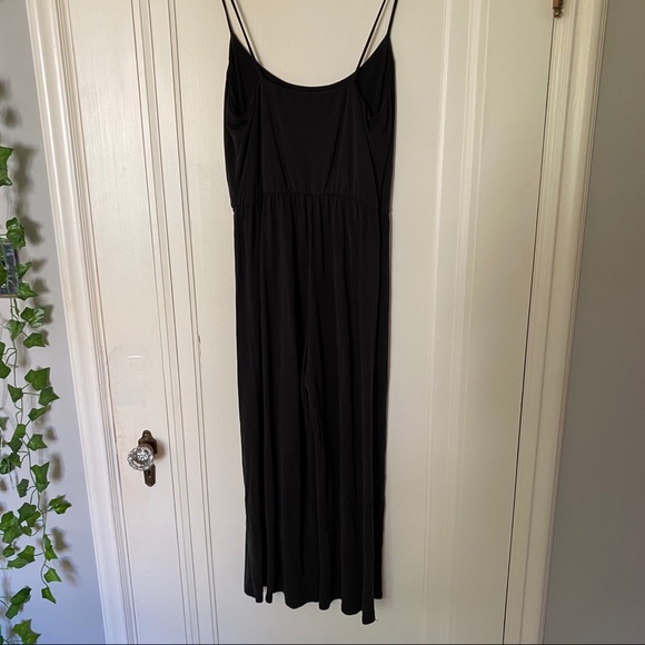 Flowy Charcoal Jumpsuit - Picture 4 of 4